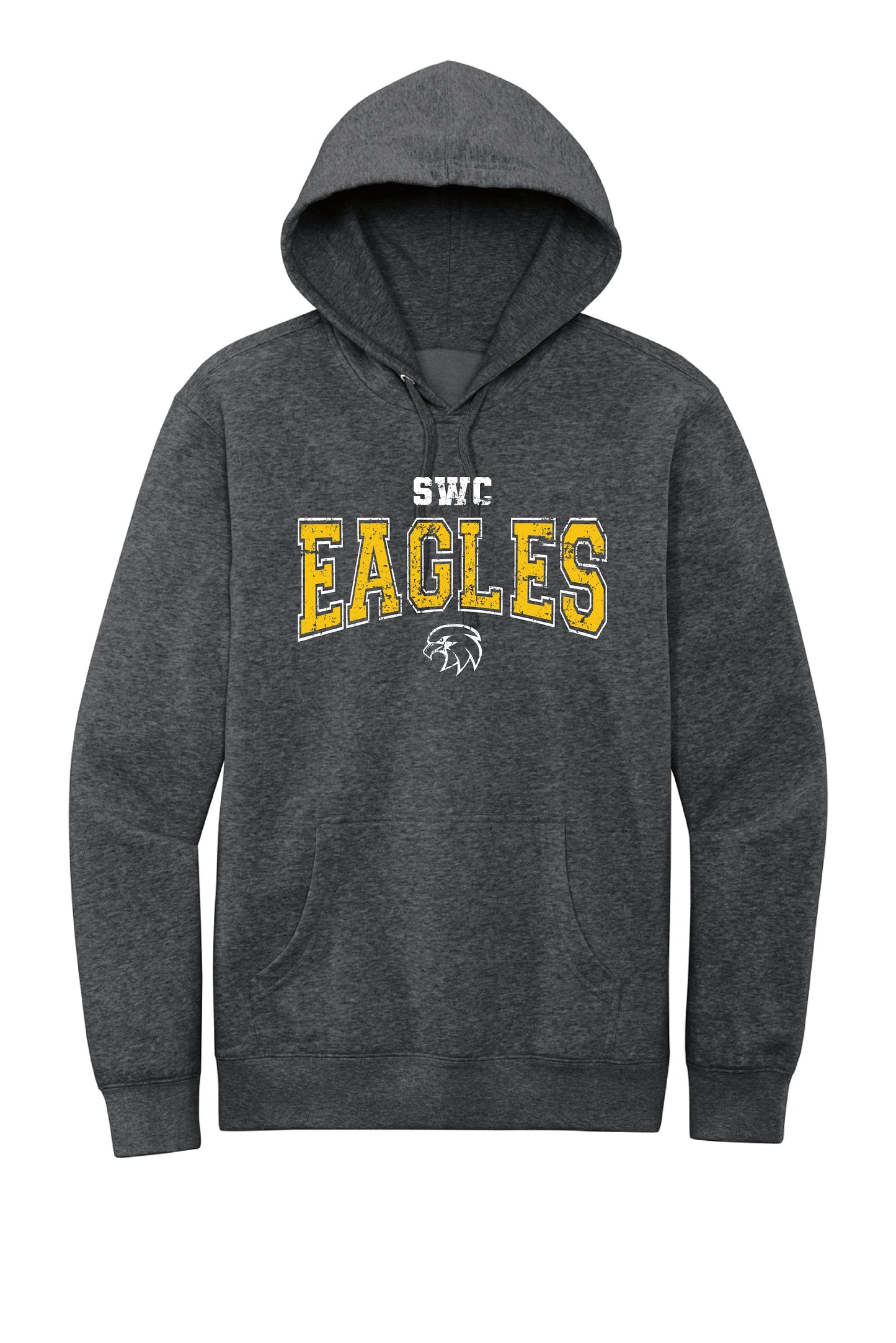 District Eagles Heathered Charcoal Hoodie
