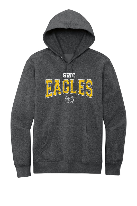 District Eagles Heathered Charcoal Hoodie