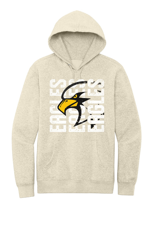 District 3 Eagles Text Oatmeal Hoodie