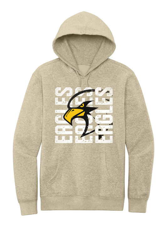 District 3 Eagles Text Oatmeal Hoodie
