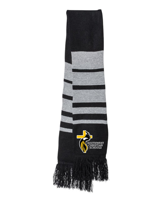 Scarf Black & Heather Gray