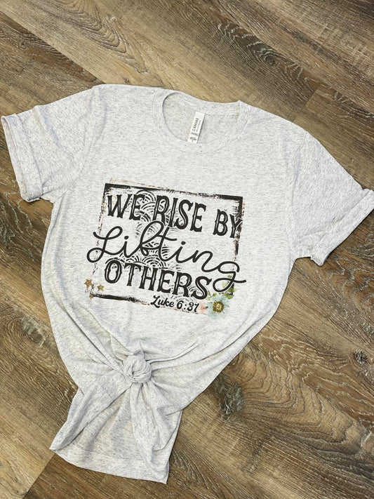 We rise by lifting others