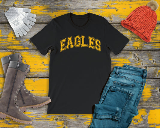 Eagles - black and gold