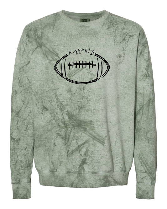 Arrows Football Sweatshirt - Customized With Last Name