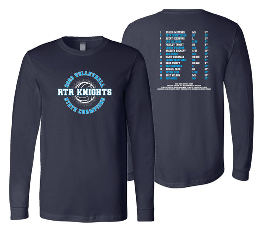 RTR Knights 2023 Volleyball State Champs